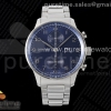 AZF V2 IWC 파일럿 포르투기저 크로노 블루다이얼 스틸브레이슬릿 Portuguese Chrono IW3716 SS AZF 1:1 Best Edition Blue Dial on SS Bracelet A69355