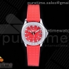 PPF 파텍필립 아쿠아넛 레드다이얼 다이아베젤 레드러버스트랩 Aquanaut 5067A SS PPF 1:1 Best Edition Red Textured Dial on Red Rubber Strap AE23