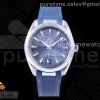 OXF 오메가 아쿠라테라 블루다이얼 블루러버스트랩 Aqua Terra 150M Master Chronometers OXF 1:1 Best Edition Blue Dial on Blue Rubber Strap A8900