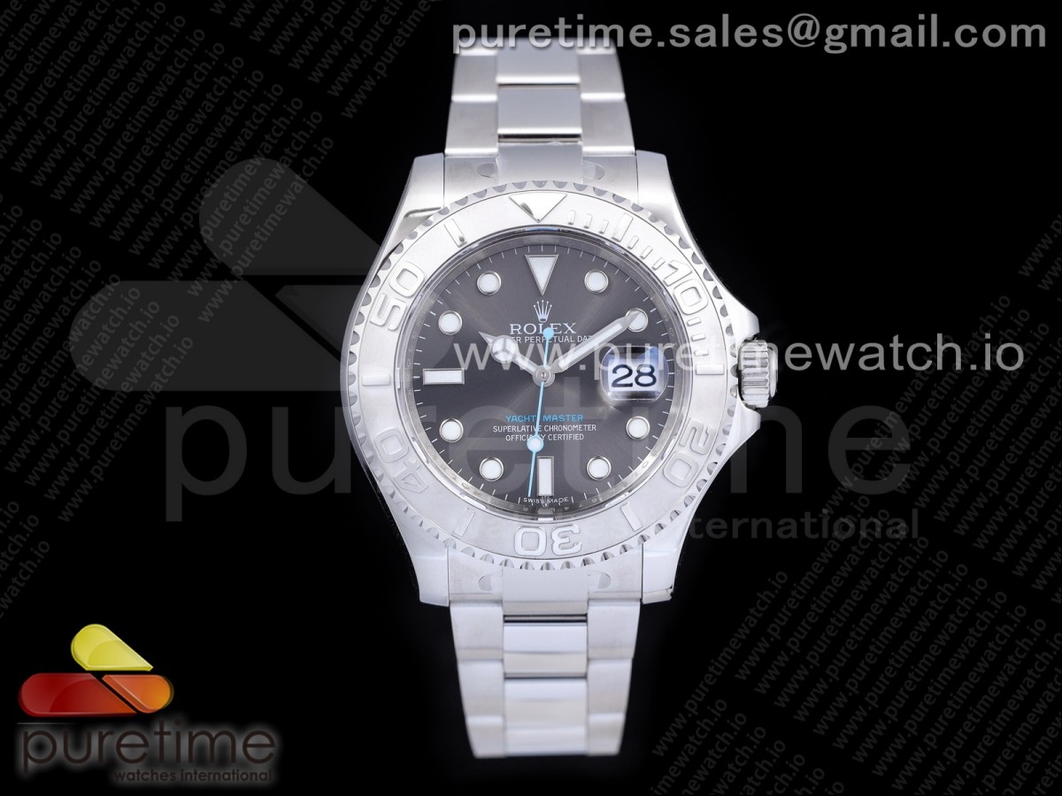 ARF 롤렉스 요트마스터 그레이다이얼 스틸브레이슬릿 Yacht-Master 116622 ARF 1:1 Best Edition 904L Steel Gray Dial on SS Bracelet SH3135