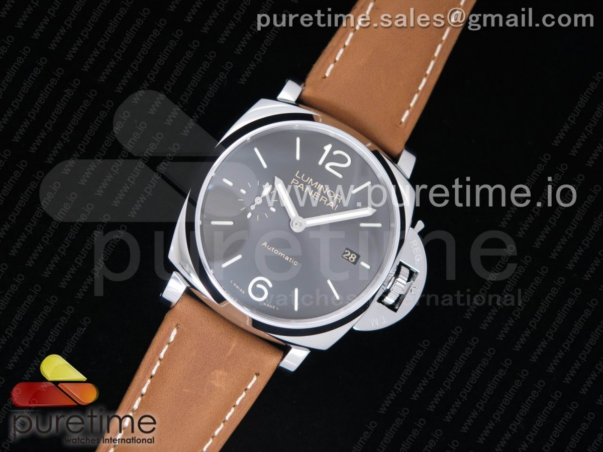 (NEW) VSF 파네라이 42미리 루미노르 PAM904 그레이다이얼 브라운가죽스트랩 PAM904 Luminor Due VSF Best Edition Gray Dial on Brown Asso Strap AXXXIV