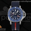 (NEW) VSF 파네라이 섭머저블 GMT 루나로사 PAM1507 42미리 블루다이얼 블루패브릭스트랩 PAM1507 Submersible GMT Luna Rossa 42mm VSF 1:1 Best Edition on Blue Nylon Strap P900