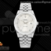 QF 롤렉스 데이저스트41 실버다이얼 스틸브레이슬릿 149g DateJust 41 126334 QF 1:1 Best Edition 904L Steel Silver Stick Dial on Jubilee Bracelet QF3235 (149g)
