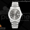 QF 롤렉스 데이저스트41 그레이텐포인트다이얼 스틸브레이슬릿 149g DateJust 41 126334 QF 1:1 Best Edition 904L Steel Gray Diamonds Dial on Jubilee Bracelet QF3235 (149g)