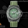 OMF 롤렉스 지엠티마스터 DIW카본 그린다이얼 그린나일론스트랩 GMT DIW Carbon OMF Best Edition Green Dial on Green Nylon Strap SA3186 CHS