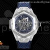 HRF 위블로 빅뱅 상블루2 크로노 블루다이얼 블루거미스트랩 Big Bang Sang Bleu II Chrono SS HRF Best Edition Blue Dial on Blue Gummy Strap A7750