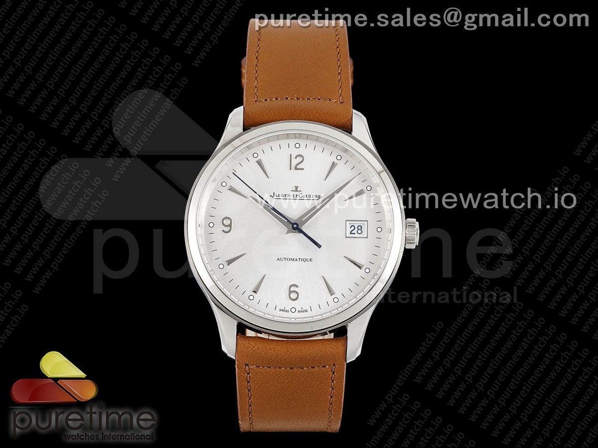 ZF 예거 마스터컨트롤 화이트다이얼 브라운가죽스트랩 Master Control Q4018420 ZF 1:1 Best Edition White Dial on Brown Leather Strap A899