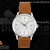 ZF 예거 마스터컨트롤 화이트다이얼 브라운가죽스트랩 Master Control Q4018420 ZF 1:1 Best Edition White Dial on Brown Leather Strap A899