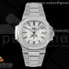 PPF 파텍필립 노틸러스 5726 화이트다이얼 스틸브레이슬릿 Nautilus 5726 Full Function SS PPF 1:1 Best Edition White Dial on SS Bracelet A324
