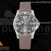 ZF 론진 콘케스트 그레이다이얼 브라운러버스트랩 Conquest SS Gray Ceramic Bezel SS ZF 1:1 Best Edition Gray Dial on Brown Rubber Strap A2824