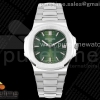 PPF V4 파텍필립 노틸러스 5711 그린다이얼 스틸브레이슬릿 Nautilus 5711/1A PPF 1:1 Best Edition Green Textured Dial on SS Bracelet 324CS V4