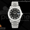 CleanPlus 클린플러스 롤렉스 데이저스트41 프리스프렁 블랙텐포인트다이얼 쥬빌레브레이슬릿 133g DateJust 41 126334 Clean Plus 1:1 Best Edition Black Diamonds Dial on Jubilee Bracelet JH3235 (Free Sprung)