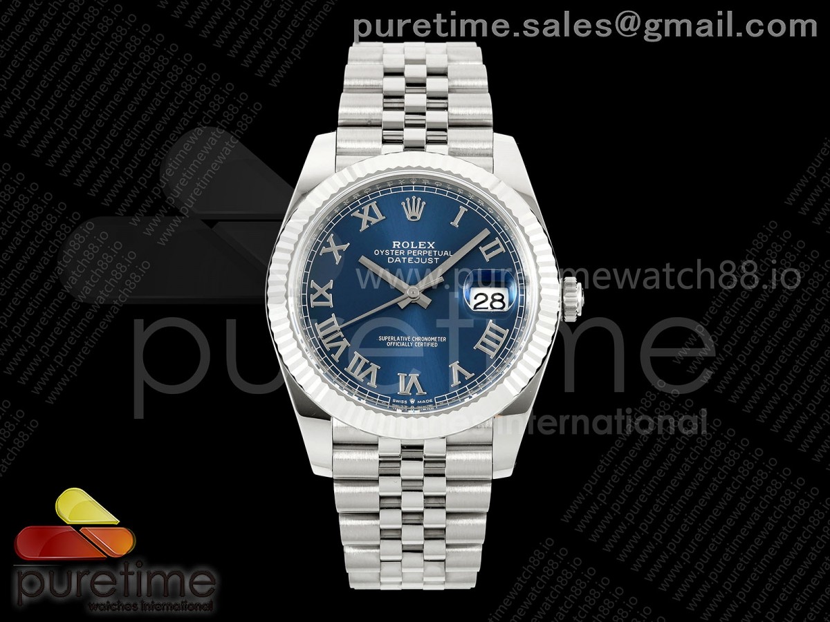 CleanPlus 클린플러스 롤렉스 데이저스트41 프리스프렁 블루로만다이얼 쥬빌레브레이슬릿 133g DateJust 41 126334 Clean Plus 1:1 Best Edition Blue Roman Dial on Jubilee Bracelet JH3235 (Free Sprung)3235 (Free Sprung) Sprung)