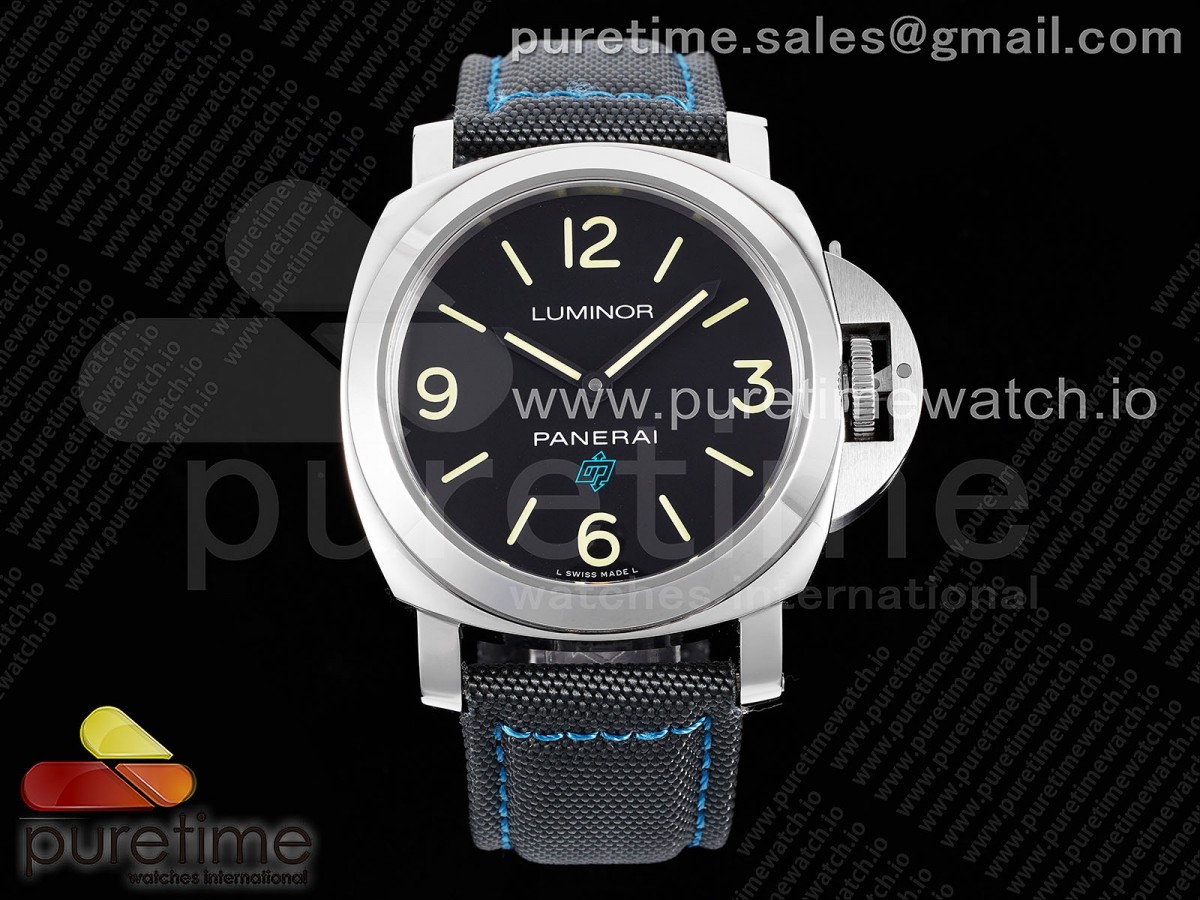 HWF 파네라이 루미노르 44미리 PAM774 블랙다이얼 그레이나일론스트랩  PAM774 SS HWF 1:1 Best Edition on Gray Nylon Strap A6497