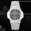 3KF V2 파텍필립 노틸러스 5711 다이아베젤 블루다이얼 스틸브레이슬릿 Nautilus 5711/1A 3KF 1:1 Best Edition Diamonds Bezel Blue Textured Dial on SS Bracelet A324 Super Clone V2