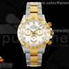 VRF 롤렉스 데이토나 옐로우골드콤비 화이트8P다이얼 스틸브레이슬릿 Daytona 116523 SS/YG VRF 1:1 Best Edition White Diamonds Dial on SS/YG Bracelet A7750