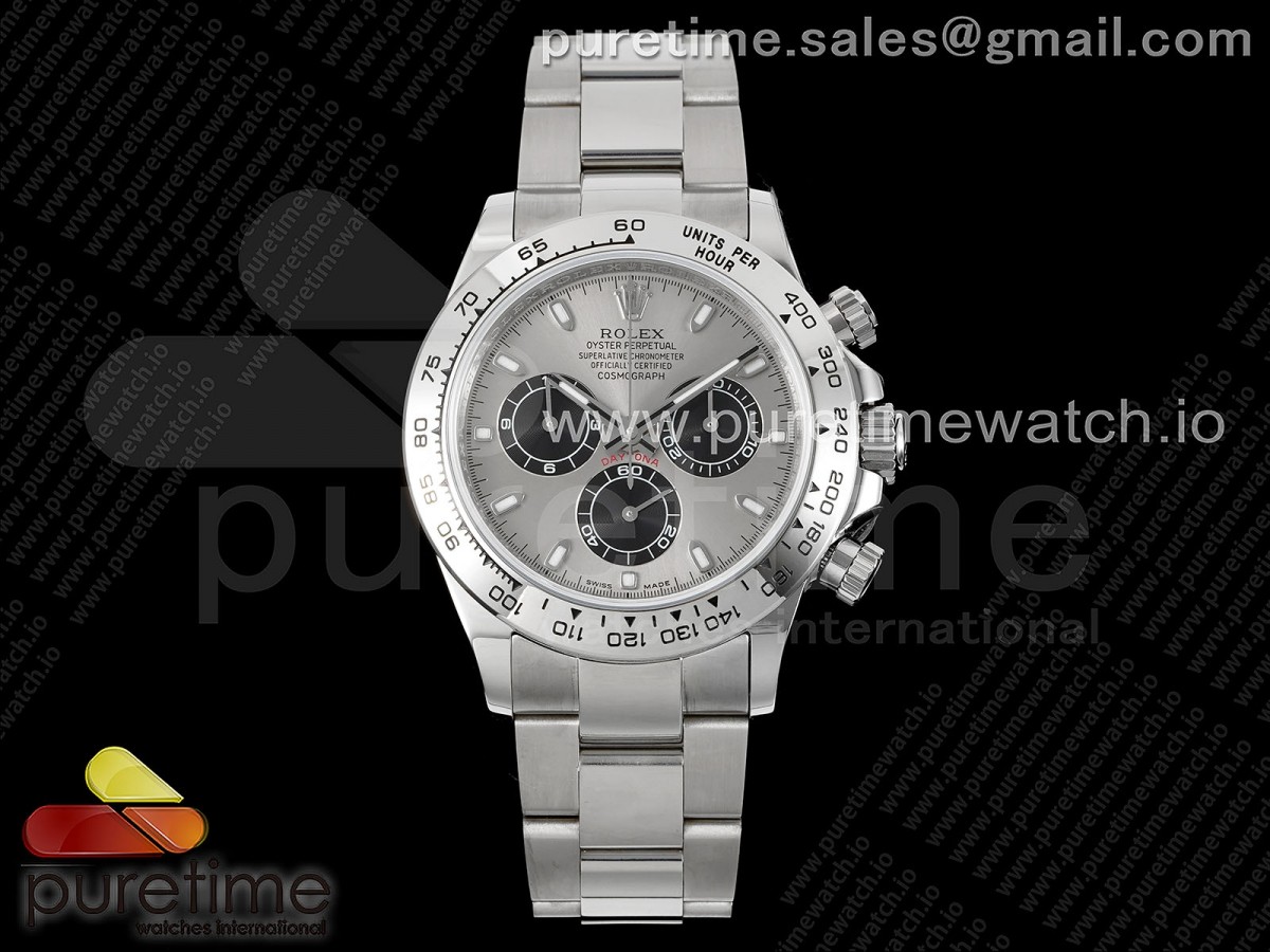 VRF 롤렉스 데이토나 실버다이얼 스틸브레이슬릿 Daytona 116509 VRF 1:1 Best Edition Steel Silver Dial on SS Bracelet A7750