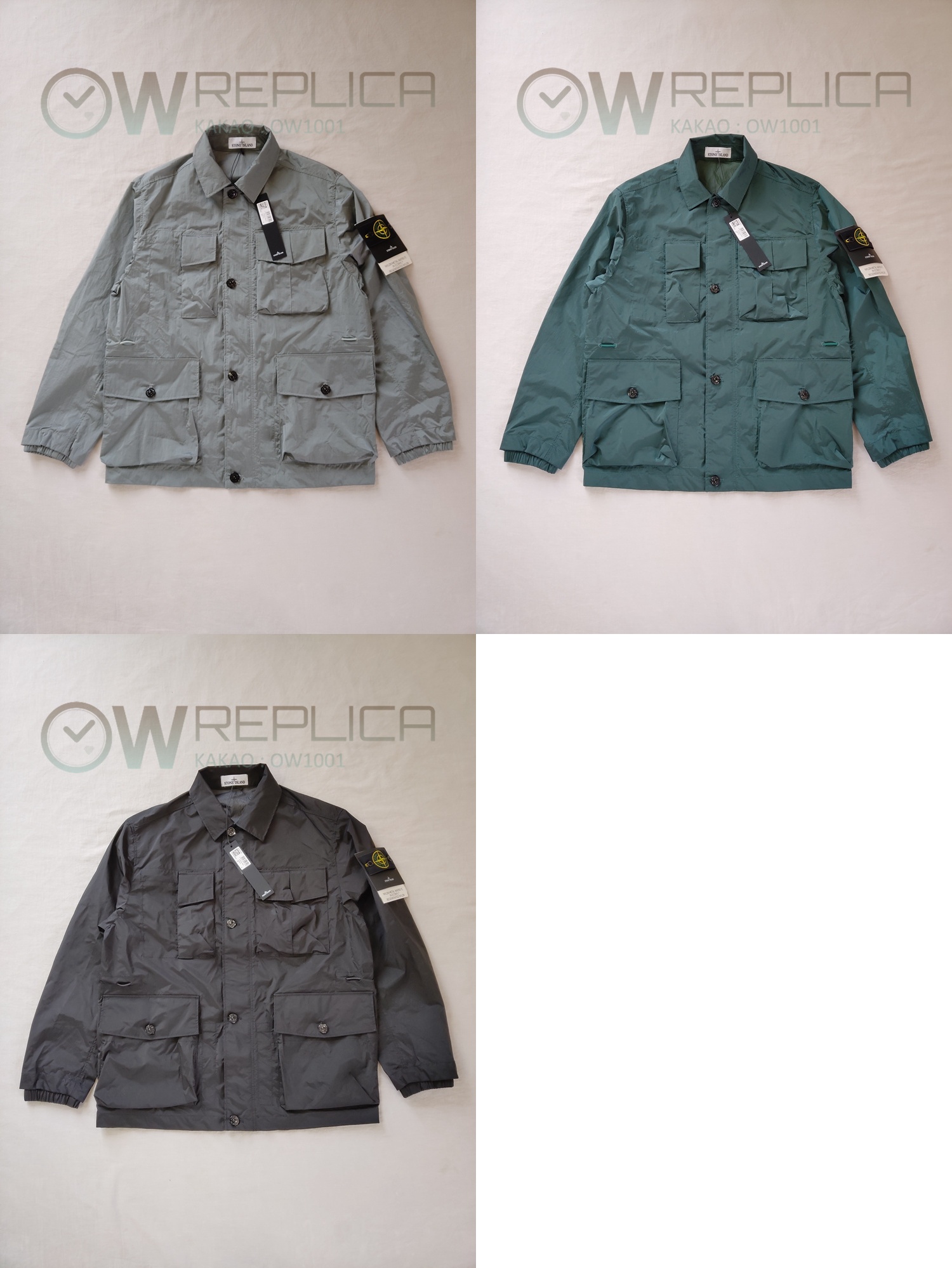 탑스토니 스톤아일랜드 나일론 메탈 필드 자켓 (3컬러) 23SS 41620 NYLON METAL WATRO FIELD JACKET