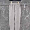 대리석집 보테가베네타 그린포인트 그레이 울 밴딩 트레이닝 팬츠