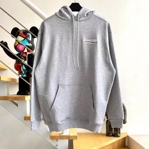 계단집 발렌시아가 그레이 후드티 웨이브자수