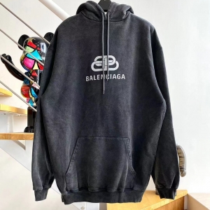 계단집 발렌시아가 후드티 화산재 가슴BB로고