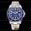 CLEANF 클린공장 롤렉스 신형 서브마리너 옐로우골드콤비 블루다이얼 블루인서트 스틸브레이슬릿 Submariner 126613LB 904 YG/SS Blue Clean VR3235