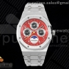 APSF 오데마피게 로얄오크 퍼페츄얼캘린더 레드/블랙다이얼 스틸브레이슬릿 Royal Oak 41mm Complicated 26574 SS APSF1:1 Best Edition Red/Black Dial on SS Bracelet A5134