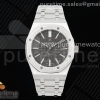 APSF V2 오데마피게 로얄오크 15400 그레이다이얼 스틸브레이슬릿  Royal Oak 41mm 15400 SS APSF 1:1 Best Edition Gray Textured Dial on SS Bracelet A3120 Super Clone V2