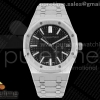 APSF V2 오데마피게 로얄오크 15510 블랙다이얼 스틸브레이슬릿 Royal Oak 15510 SS APSF 1:1 Best Edition Black Dial on SS Bracelet SA4302 Super Clone V2 (SW Dial)