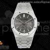 APSF V2 오데마피게 로얄오크 15510 그레이다이얼 스틸브레이슬릿 Royal Oak 15510 SS APSF 1:1 Best Edition Gray Dial on SS Bracelet SA4302 Super Clone V2 (SW Dial)