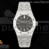 APSF 오데마피게 로얄오크 37미리 15450 그레이텍스쳐다이얼 스틸브레이슬릿 Royal Oak 37mm 15450 SS APSF 1:1 Best Edition Gray Textured Dial on SS Bracelet SA3120 Super Clone