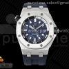 APSF 오데마피게 로얄오크 오프쇼어 다이버 15720 블루다이얼 블루러버스트랩 Royal Oak Offshore Diver 15720 SS APSF 1:1 Best Edition Blue Dial on Blue Rubber Strap A4308 Super Clone