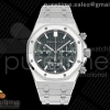 APSF V2 오데마피게 로얄오크 크로노 26240 그린다이얼 스틸브레이슬릿 Royal Oak Chrono 26240 SS APSF 1:1 Best Edition Green Dial on SS Bracelet SA4401 Super Clone