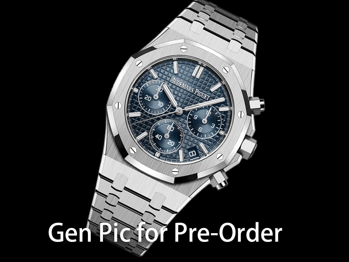 APSF 오데마피게 로얄오크 크로노 26240 블루다이얼 스틸브레이슬릿  Royal Oak Chrono 26240 SS APSF 1:1 Best Edition Blue Dial on SS Bracelet SA4401 Super Clone