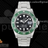 VRF 롤렉스 신형 서브마리너 그린인서트 블랙다이얼 스틸브레이슬릿 Submariner 41mm 126610 LV Green Ceramic 904L Steel VRF 1:1 Best Edition VR3235