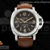 HWF 파네라이 루미노르 44미리 PAM632 블라운다이얼 브라운가죽스트랩 PAM632 N HWF 1:1 Best Edition Brown Dial on Brown Leather Strap A6497