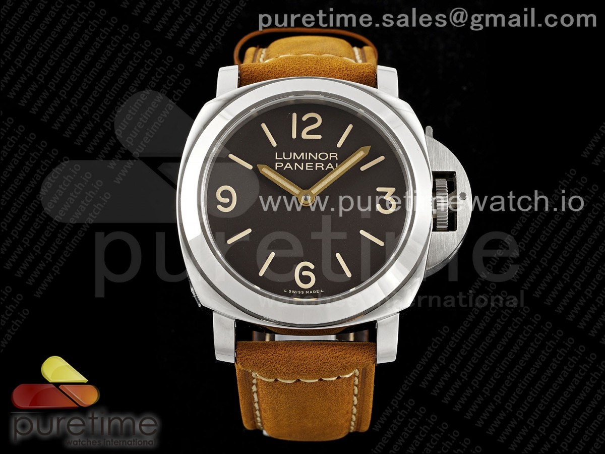 HWF 파네라이 루미노르 44미리 PAM390 블라운다이얼 브라운가죽스트랩 PAM390 N HWF 1:1 Best Edition Brown Dial on Brown Leather Strap A6497