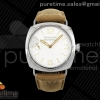 HWF 파네라이 라디오미르 45미리 PAM1384 화이트다이얼 브라운가죽스트랩 PAM1384 Radiomir HWF Best Edition White Dial on Brown Asso Strap A6497