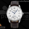 APSF 론진 마스터 파워리저브 화이트다이얼 브라운가죽스트랩 Master Power Reserve SS APSF 1:1 Best Edition White Dial on Brown Leather Strap AL602