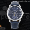 APSF 론진 마스터 문페이즈 블루다이아다이얼 블루가죽스트랩 Master Moonphase SS APSF 1:1 Best Edition Blue Diamonds Dial on Blue Leather Strap AL899
