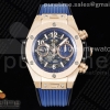 ZF 위블로 빅뱅 유니코 로즈골드 블루스켈레톤다이얼 블루러버스트랩 Hublot Big Bang Unico RG ZF 1:1 Best Edition Blue Skeleton Dial on Blue Rubber Strap A1280