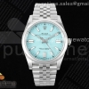 EWF 롤렉스 오이스터 퍼페츄얼41 티파니블루다이얼 쥬빌레브레이슬릿 Oyster Perpetual 41mm 124300 EWF Best Edition Tiffany Blue Dial on SS Jubilee Bracelet A3230