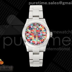 EWEF 롤렉스 오이스터 퍼페츄얼 31미리 멀티컬러기념다이얼 스틸브레이슬릿 Oyster Perpetual 31mm 277200 EWE Best Edition Rolex Anniversary Dial on SS Bracelet A2232