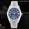 EWF 롤렉스 오이스터 퍼페츄얼41 블루다이얼 쥬빌레브레이슬릿 Oyster Perpetual 41mm 124300 EWF Best Edition Blue Dial on SS Jubilee Bracelet A3230
