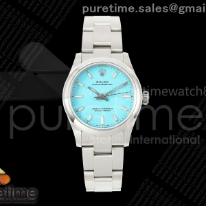 EWEF 롤렉스 오이스터 퍼페츄얼 31미리 티파니블루다이얼 스틸브레이슬릿 Oyster Perpetual 31mm 277200 EWE Best Edition Turquoise Dial on SS Bracelet A2232