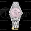 EWF 롤렉스 데이저스트31 레이디 핑크로만다이야다이얼 스틸브레이슬릿 DJ Midsize 31mm Jub Flt SS/SS Pink/Rmn/Dia EWF A2688