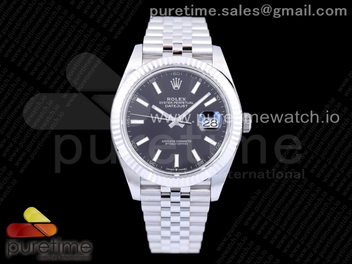 ARF 롤렉스 뉴 데이저스트41 블랙다이얼 쥬빌레브레이슬릿 New DateJust 41 126334 ARF 1:1 Best Edition 904L Steel Black Dial on Jubilee Bracelet A2824