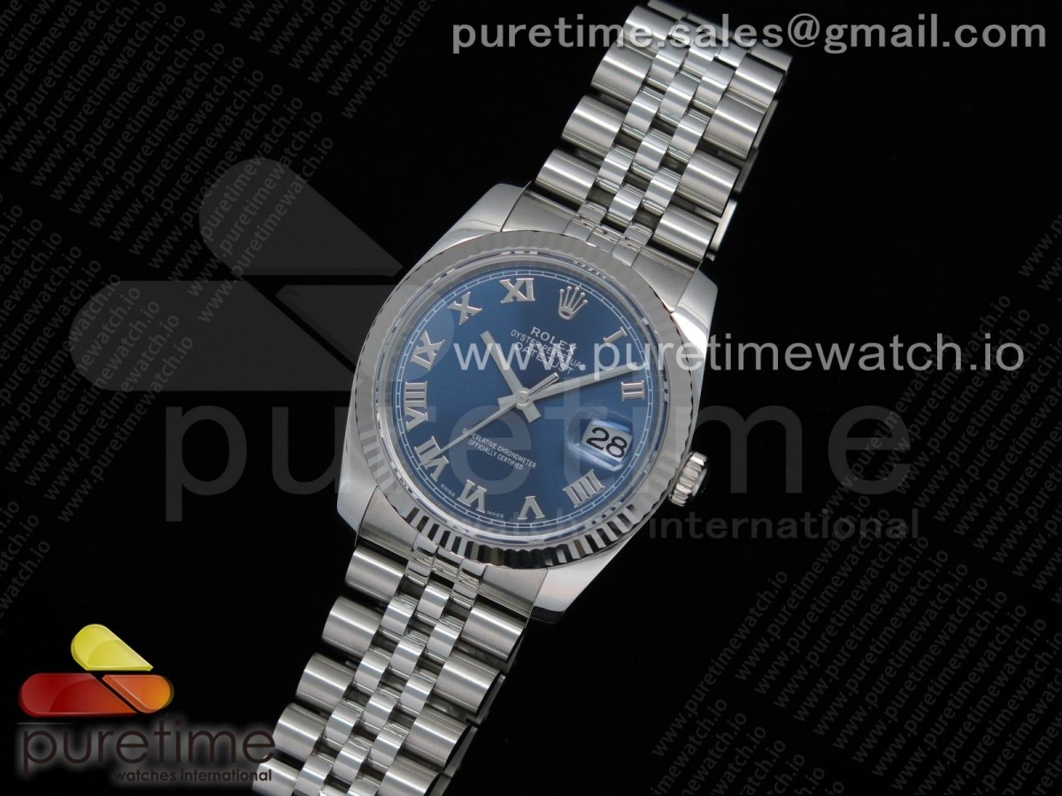 ARF V3 롤렉스 데이저스트36 블루로만다이얼 쥬빌레브레이슬릿 DateJust 36 SS 116234 ARF 1:1 Best Edition 904L Steel Blue Dial Roman Markers on Jubilee Bracelet SH3135 V3