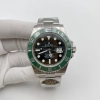 (당발) CLEANF 롤렉스 신형 서브마리너 그린인서트 블랙다이얼 스틸브레이슬릿