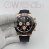 (당발) BTF V2 롤렉스 데이토나 로즈골드 세라믹베젤 블랙다이얼 블랙러버스트랩